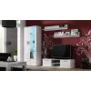 Cama TV stovas SOHO 140 baltas/baltas blizgus