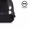 Kuprinė XDDESIGN Bobby Hero Small, apsaugota nuo vagysčių, 11,5 L, planšetei iki 12,9 colio, PET/polistirolas, juoda