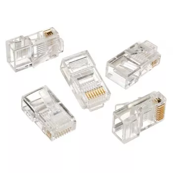 Modulinis kištukas 8P8C kietajam LAN kabeliui CAT5, UTP, 10 vnt. pakuotėje