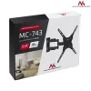 Maclean Mc-743 – VESA laikiklis televizoriui/monitoriui, 13-50 col., juodas, 30 kg
