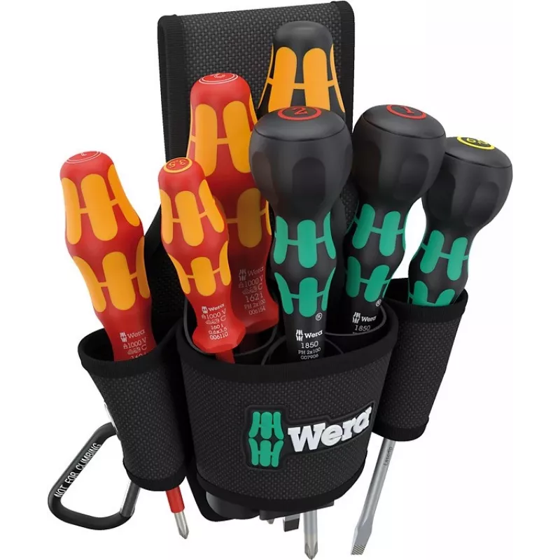 Atsuktuvų rinkinys Wera 9621 8 dalių 240 mm x 70 mm