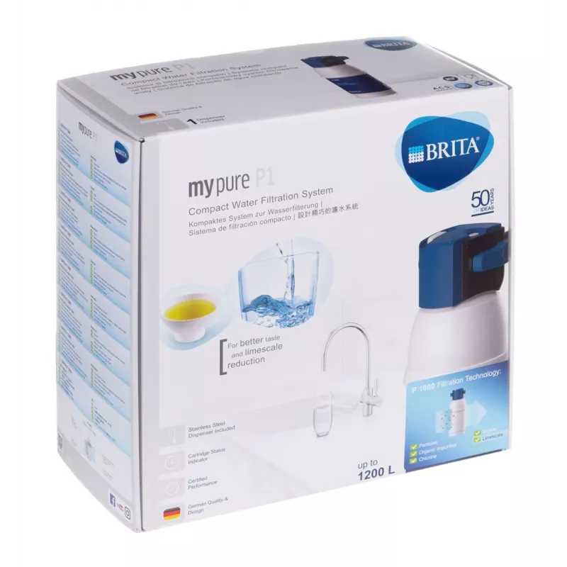 Brita Mypure P1+grifo 1 Via kompaktiška vandens filtravimo sistema