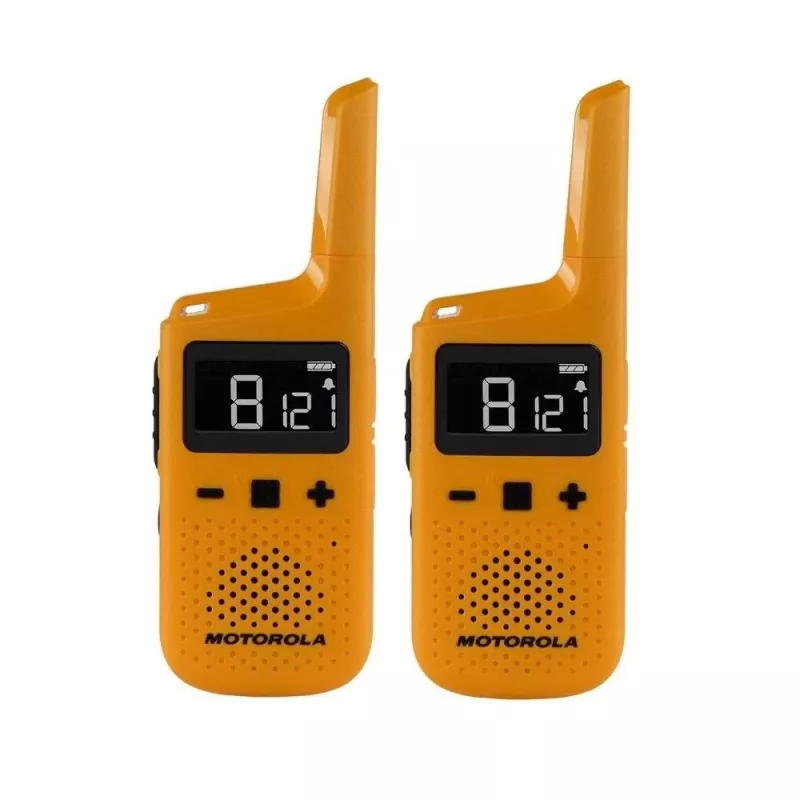 Motorola Talkabout T72 dvipusis radijas 16 kanalų 446.00625 - 446.19375 MHz Oranžinė