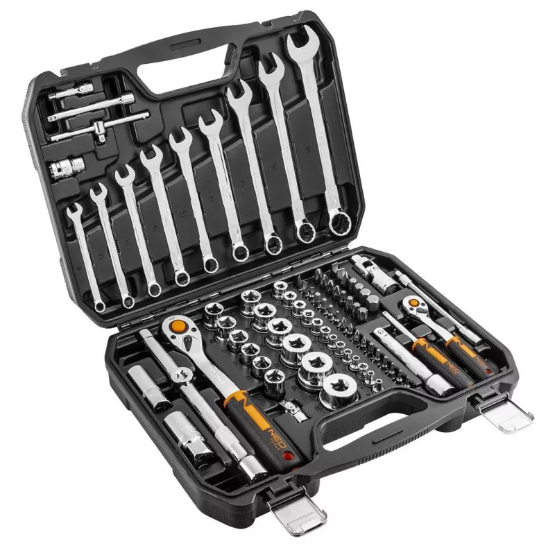NEO tools 10-058 veržliarakčių ir antgalių rinkinys
