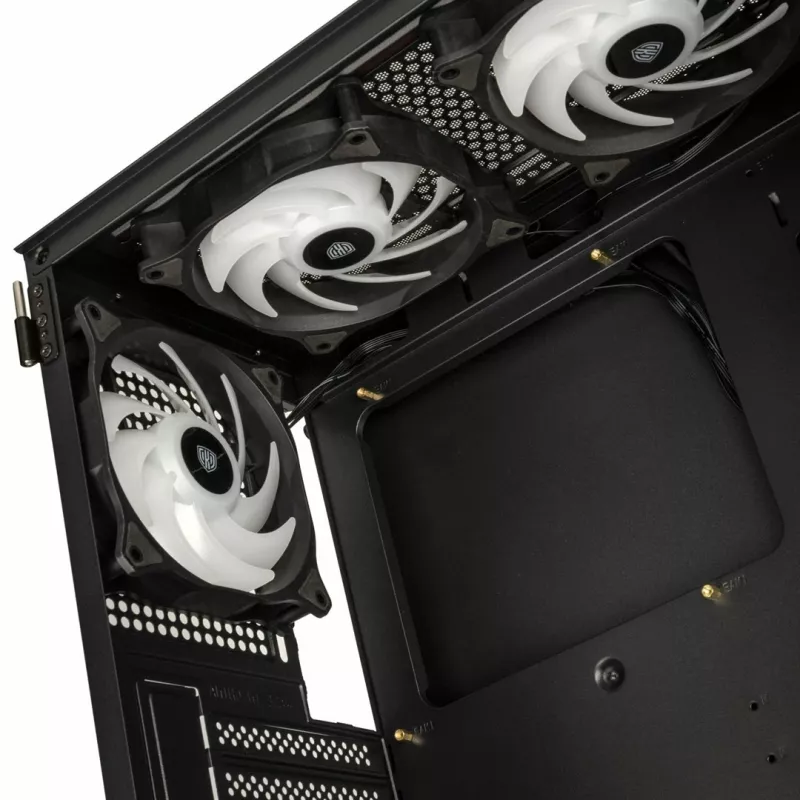 Kolink Observatory HF Glass ARGB Midi-Tower - juodas