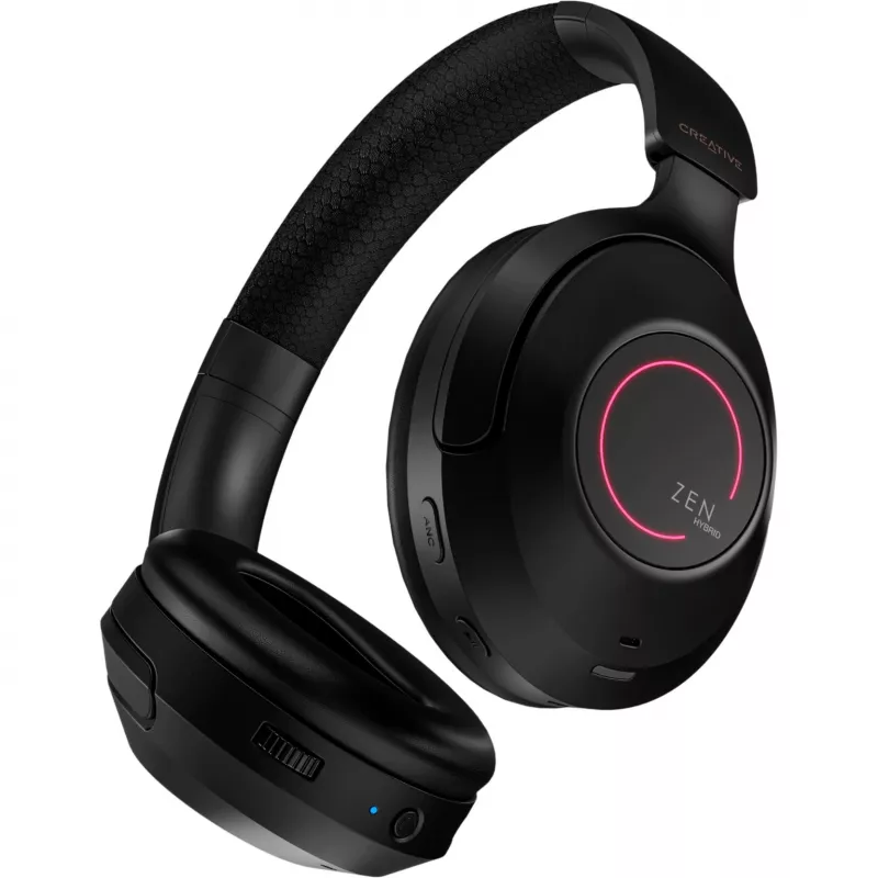 Ausinės Creative Zen Hybrid Pro ant ausies, Bluetooth, juodos