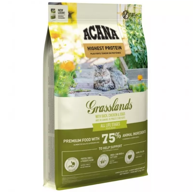 ACANA Grasslands Cat – sausas ėdalas katėms – 4,5 kg