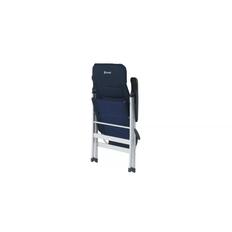 Kempingo kėdė Outwell Clarenville – 4 kojos, maks. apkrova 150 kg, mėlyna, 5,5 kg, 640×750 mm