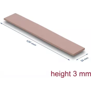 Termo padėklas DeLOCK 18484 3 W/m·K Rožinis 20x120x3 mm