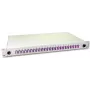 Lightwin LWL Splice Box, 48 skaidulų, 24x DLC daugiamodis, 50/125µm OM4 Pigtail Splice Box (SPBOX 48G50 OM4 DLC)