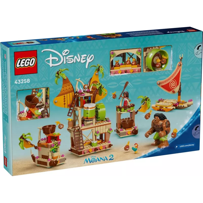 LEGO Disney Kakamora Barge statybinis rinkinys 43258 – 572 detalės, 2 minifigūrėlės, nuo 7 metų