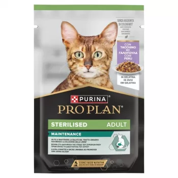 PURINA Pro Plan Sterilised Adult Maintenance kalakutiena želėje - šlapias ėdalas katėms - 85g