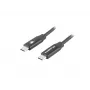 LANBERG USB-C į USB-C laidas CA-CMCM-40CU-0018-BK — USB 2.0, 1,8 m, juodas