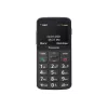 Mobilusis telefonas Panasonic KX-TU160 — 2,4 colio TFT ekranas, viena SIM, 2G, 320×240, Bluetooth, USB-C, 0,3 MP kamera, juoda