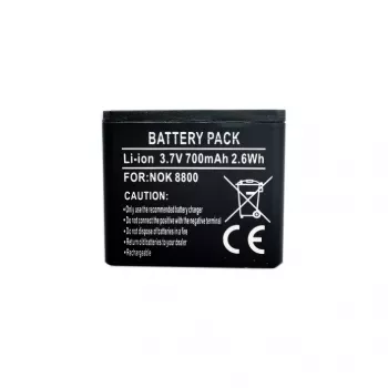 Papildoma baterija Nokia BP-6X (8800, 8801) 3.7V 1000mAh