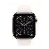 Išmanusis laikrodis Apple Watch Series 11 GPS + Cellular 42 mm auksinis titano korpusas su Light Blush Sport apyranke M/L