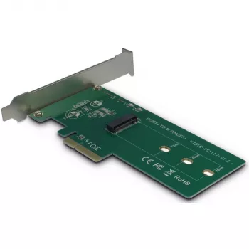 Inter-Tech KT016 PCIe adapteris M.2 PCIe diskams (M.2 PCIe diskas, pagrindinė PCIe x4 jungtis), kortelė