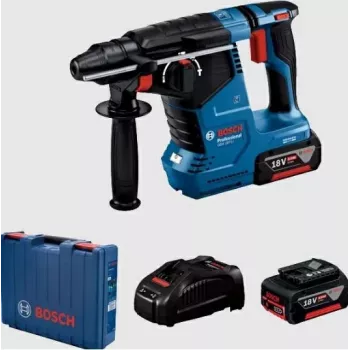 Rotacinis plaktukas BOSCH GBH 187-LI 2,4 J 2x5,0 Ah 0611923021