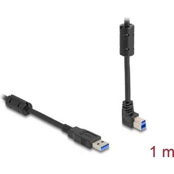 DeLOCK USB kabelis Type-A lizdas į Type-B lizdą 90° kampu 1 m