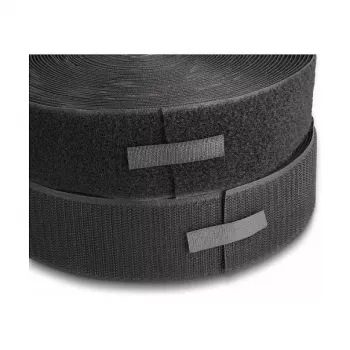 DeLOCK Heavy-duty lipnusis ir siuvamas velcro diržas 25m x 50mm juodas