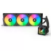 Vandens aušintuvas CPU Sharkoon S100 ARGB – 360 mm radiatorius, juodas