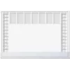 Stalo užtiesalas Sigel H6366 Popierius Pilka/Balta, 595×410 mm, FSC