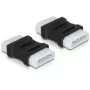Lyties keitiklis DeLOCK 65044 4 kontaktų Molex juodas