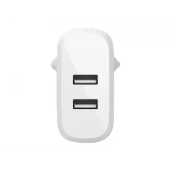 Belkin BOOST CHARGE maitinimo blokas 24 W QC 3.0 2 USB prievadai baltas WCB002VFWH