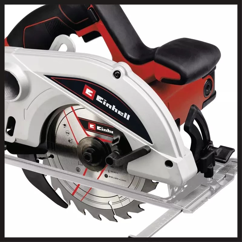 Rankinis diskinis pjūklas Einhell TC-CS 1250 16,5 cm juoda raudona