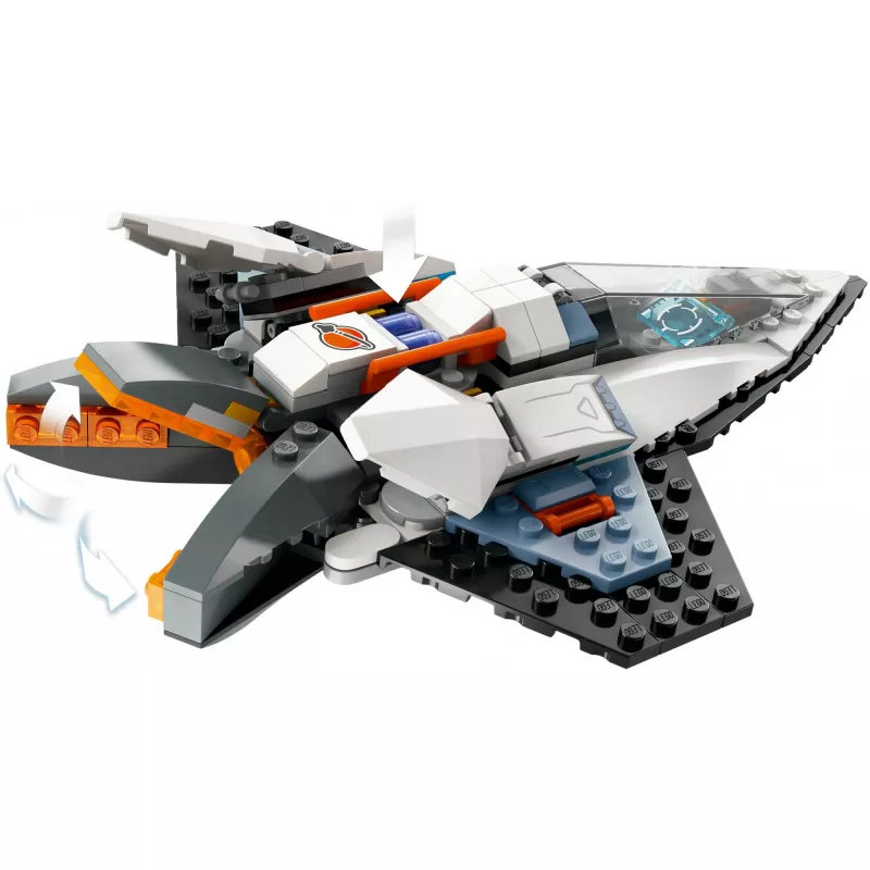 LEGO City statybinis žaislas Kosminis laivas 60430 – 240 dalių, 1 minifigūrėlė, nuo 6 metų, 170×220×40 mm
