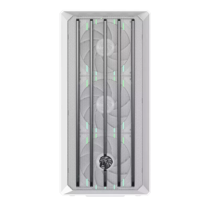 Gamemax CLAW 460 WH | Baltas vidutinis bokštas | Korpusas