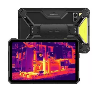 Planšetė UleFone Armor Pad 4 Ultra – 10,1 colio ekranas, 5G, terminė kamera, 8 GB RAM, 256 GB atmintis, Android, Juoda