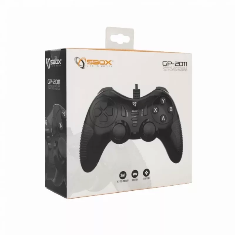 Sbox GP-2011 žaidimų pultas, skirtas PC/PS3/Android TV