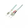 Logilink šviesolaidinis jungiamasis kabelis LC (vyriškas) – SC (vyriškas) 50 cm, OM3, 50/125 µm, halogenų neturintis, akvamarinas (FP3LS00)