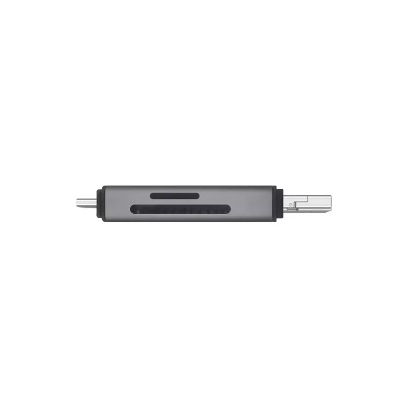 Kortelių skaitytuvas SD 3v1, USB-C + USB-A 2.0 + Micro USB