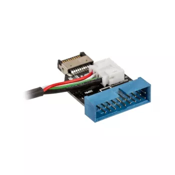 Vidinis USB adapterio kabelis Akasa AK-CBUB38-40BK 0,4 m