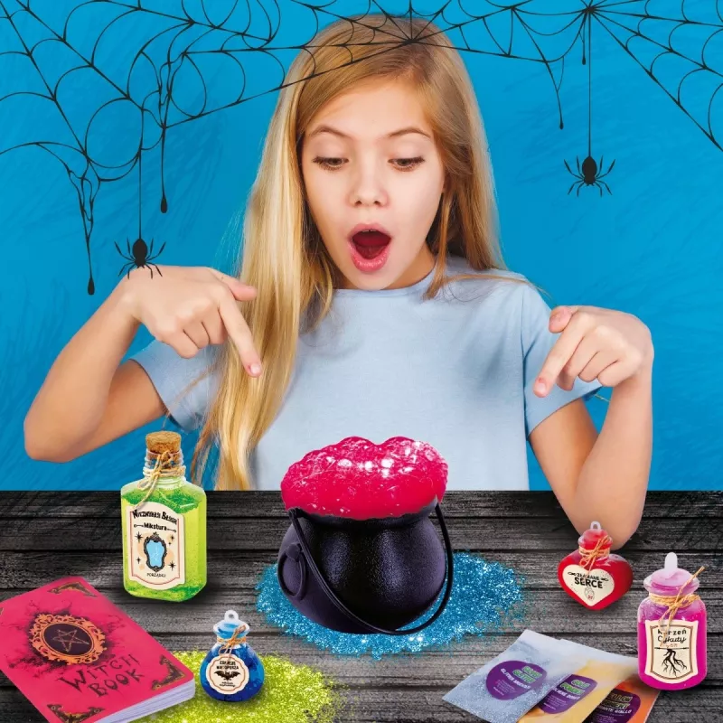 Mokomasis chemijos rinkinys Liscianigiochi Crazy Science Witches House (modelis 304-PL100255)