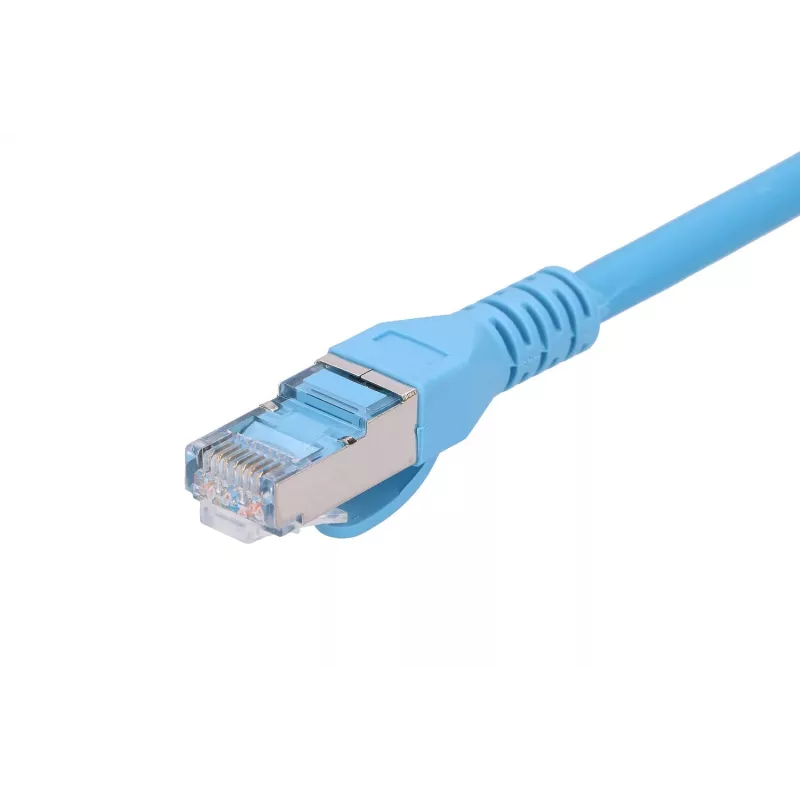Extralink LAN Patchcord Kat.6A RJ-45 Cat6a 0,5 m mėlyna