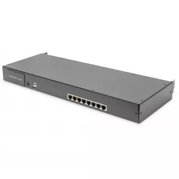 DIGITUS Professional DS-72216 – KVM jungiklis, 16 KVM prievadų, montuojamas į stelažą