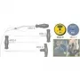 Hazet pjovimo viela, 4 vnt. 4852-6 (4852-6)