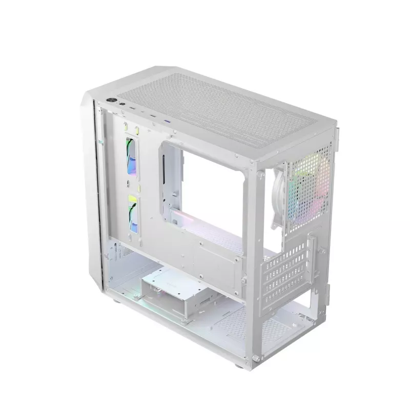 Korpusas Logic PORTOS ARGB MINI USB 3.0 Baltas