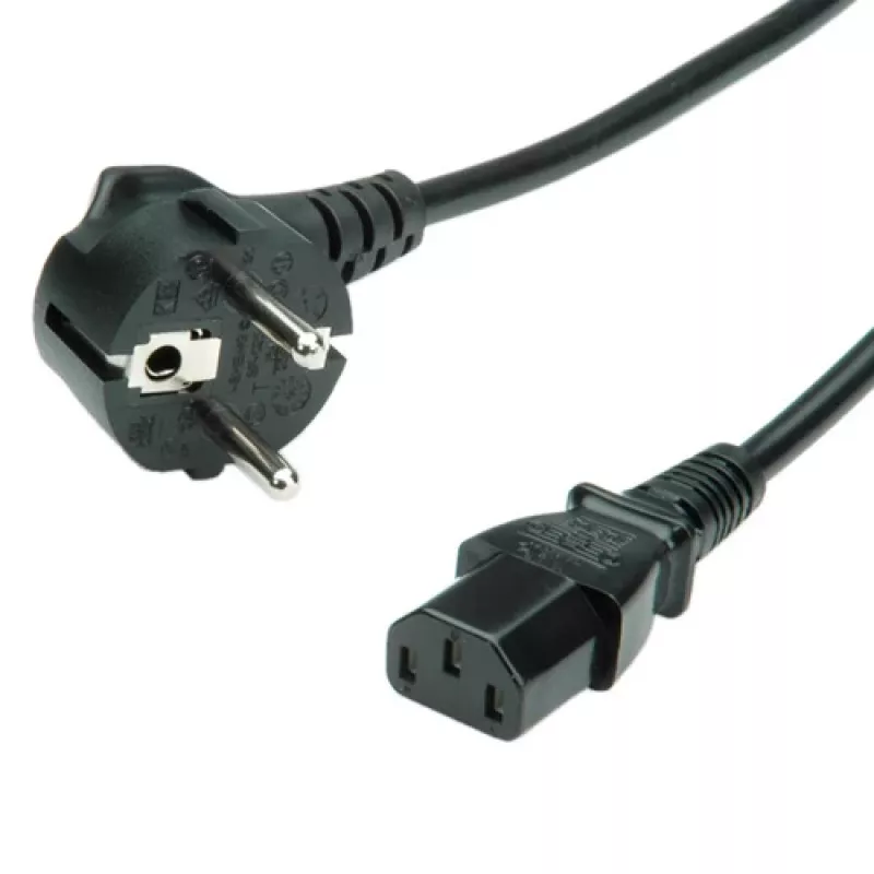 Maitinimo laidas VALUE 1,8 m tiesus IEC lizdas
