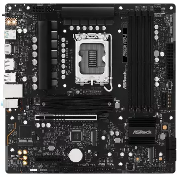 Motininė plokštė ASRock B860M Pro-A micro ATX — Intel B860, LGA 1851, DDR5, 4 DIMM, iki 256 GB, 2.5Gb Ethernet