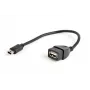 USB OTG adapteris Mini BM → USB AF 15 cm