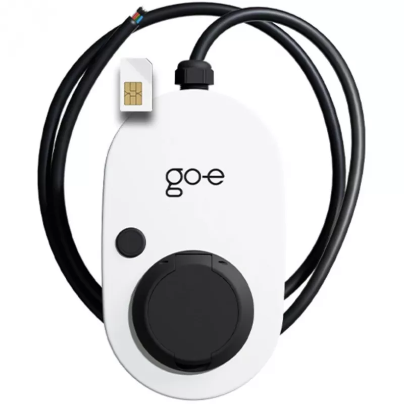 Įkroviklis Gemini 2.0, 11 kW (16A 3 fazės), Wallbox Baltas/juodas, be kabelio, 4G/LTE