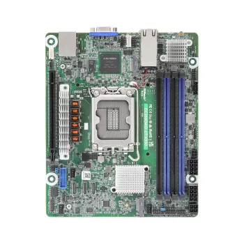 ASRock EC266D4ID-2T/X550 pagrindinė plokštė Intel C266 LGA 1700 mini ITX