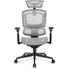 Biuro kėdė Sharkoon OfficePal C50M – paminkštinta sėdynė, tinklinis atlošas, juoda, atlošas 49×63 cm, sėdynės plotis 50 cm