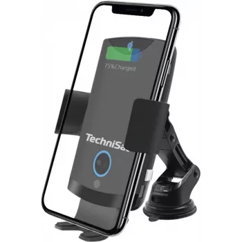 TECHNISAT SmartCharge 2 laikiklis telefonui ir planšetei su integruotu įkrovimo palaikymu