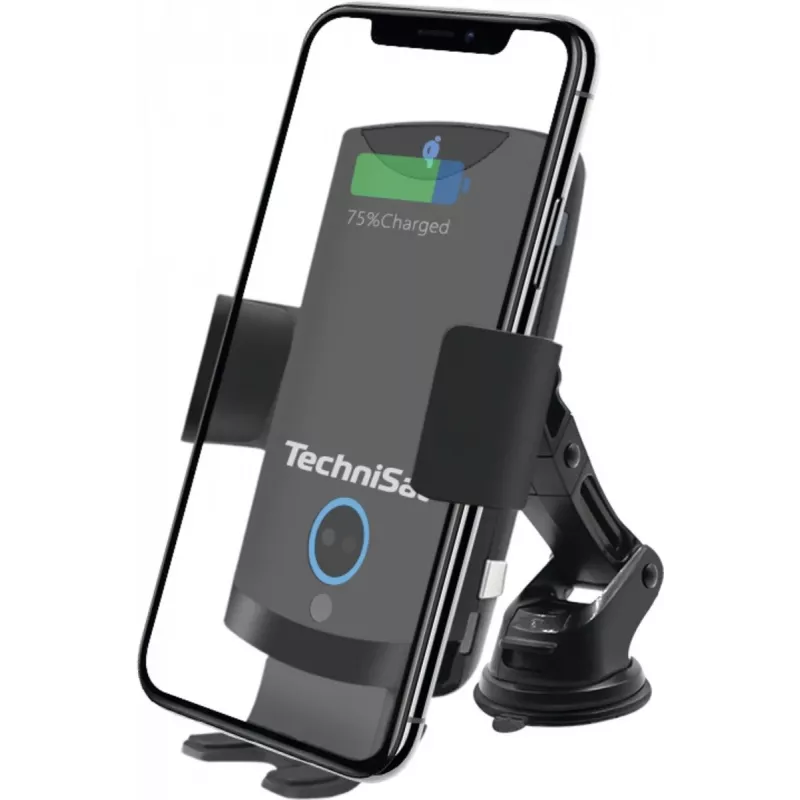TECHNISAT SmartCharge 2 laikiklis telefonui ir planšetei su integruotu įkrovimo palaikymu