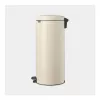 Brabantia NewIcon 30 L apvalus smėlio spalvos šiukšlių kibiras